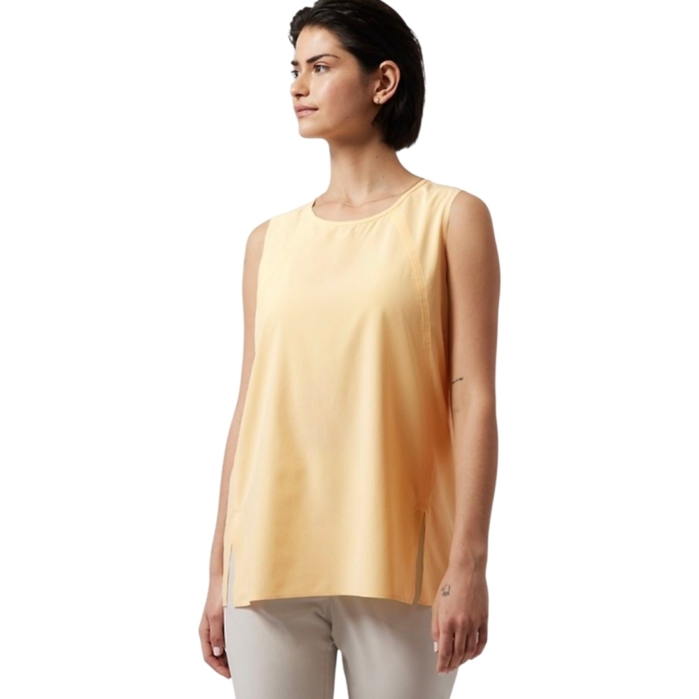 Athleta Sz XS Yellow Zephyr Refined Tank Top Lightweight Stretch